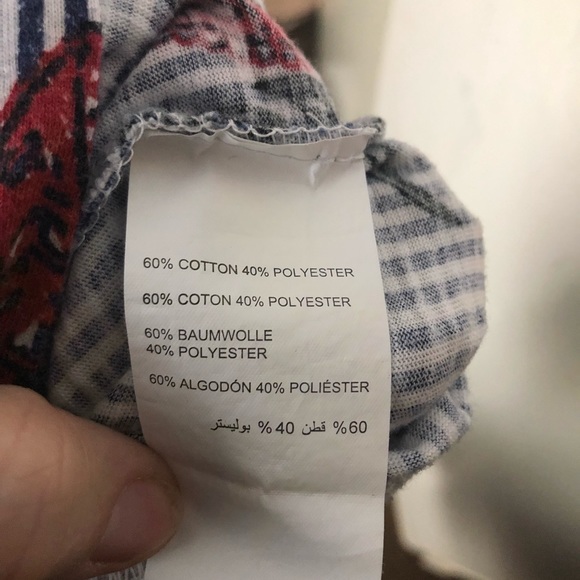 Love & Legend Plus SZ 1X Drop Waist Tie Front Tunic Top Blouse w/Floral Print - Picture 6 of 9